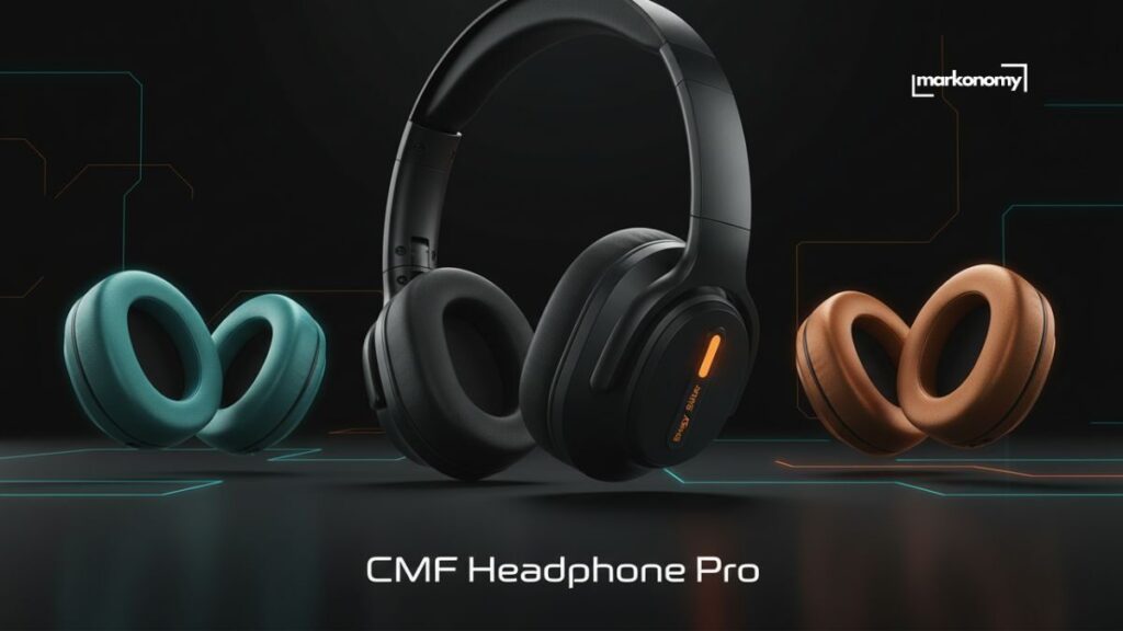 "CMF Unveils Headphone Pro: Swappable Earcups & Energy Slider"
