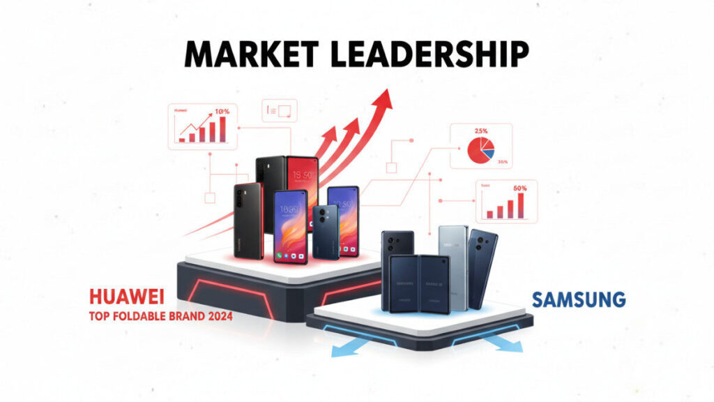 Huawei Beats Samsung to Become #1 Foldable Smartphone Brand