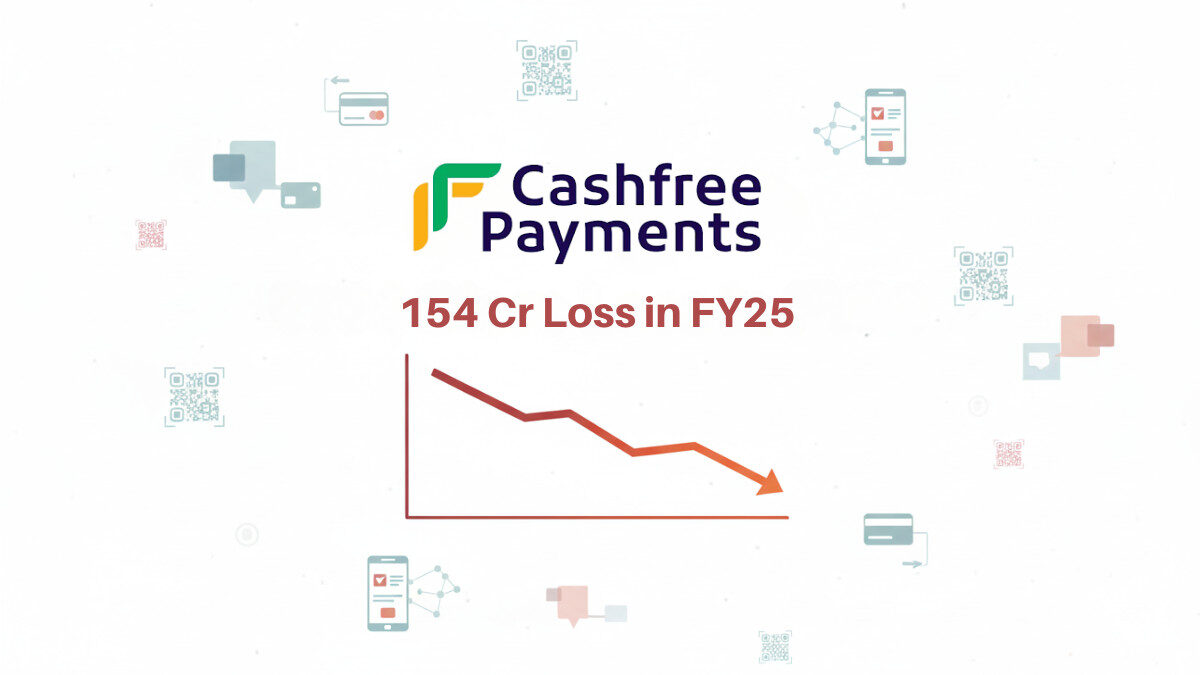 Cashfree Payments Reports ₹154 Crore Loss in FY25 Despite Revenue Growth