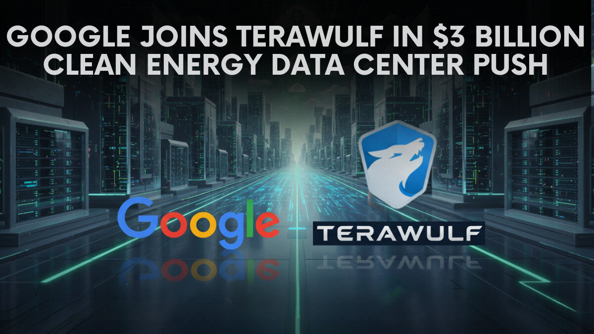 Google Joins TeraWulf in $3 Billion Clean Energy Data Center Push
