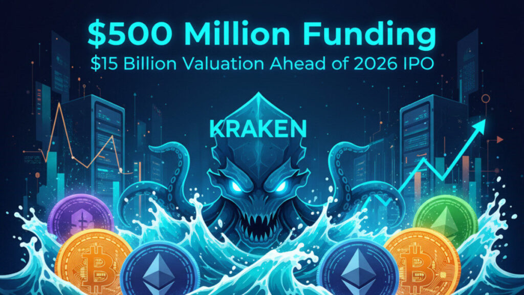 Kraken Raises $500M at $15B Valuation Ahead of 2026 IPO