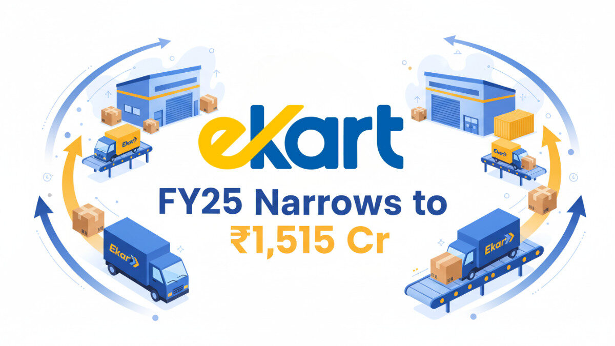 Flipkart’s Ekart Narrows FY25 Loss to ₹1,515 Crore with Revenue Growth