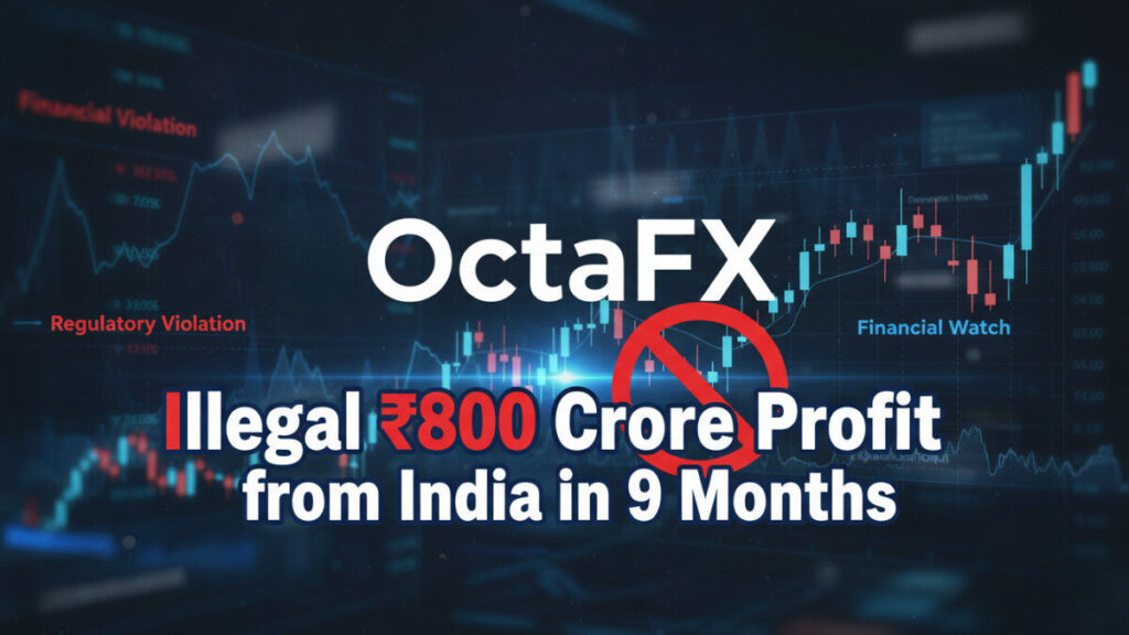 OctaFX Makes Illegal ₹800 Crore Profit from India in 9 Months | SEBI Crackdown