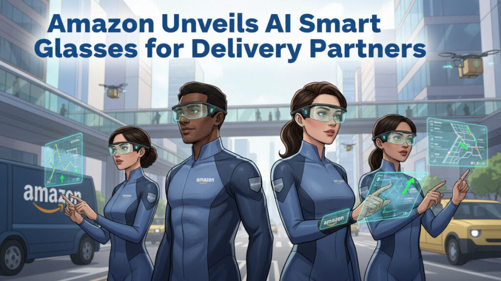 Amazon Unveils AI Smart Glasses for Delivery Partners | Smarter & Safer Deliveries