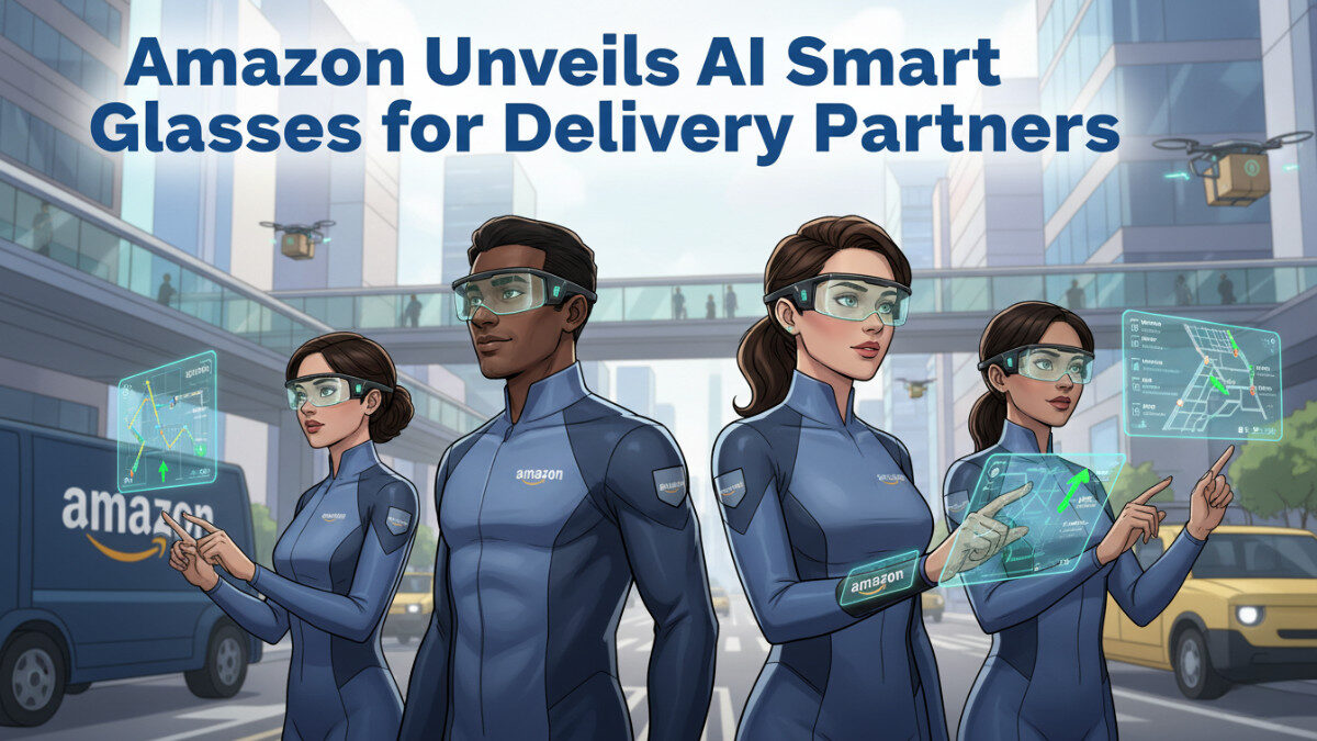Amazon Unveils AI Smart Glasses for Delivery Partners | Smarter & Safer Deliveries