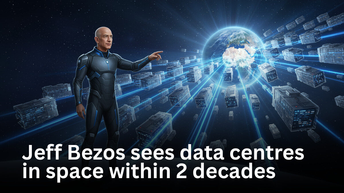 Jeff Bezos Predicts Space-Based Data Centres Within 20 Years | Blue Origin Vision