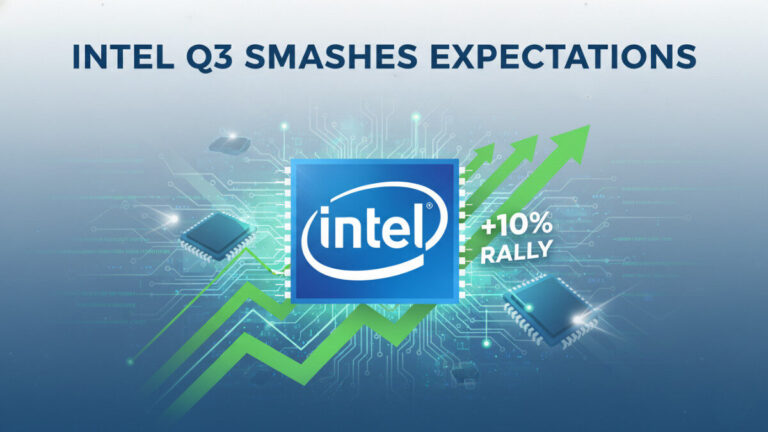Intel Stock Rallies 10% After Strong Q3 2025 Results