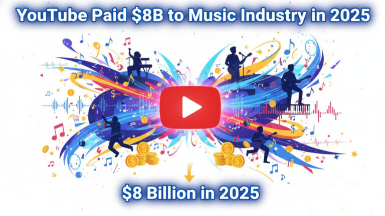 YouTube Paid $8 Billion to Music Industry in 2025 | Music Revenue Report