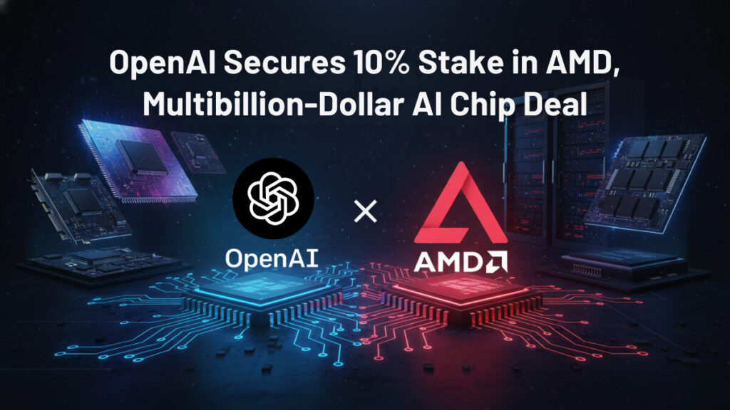 OpenAI Secures 10% Stake in AMD in Multibillion-Dollar AI Chip Deal