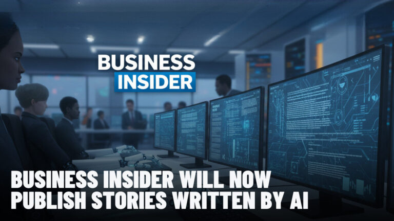 Business Insider to Publish AI-Written Stories | New Era of Digital Journalism