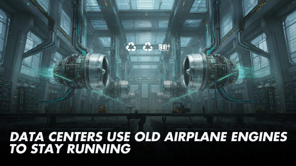 Data Centers Use Old Airplane Engines for Power — A Smart, Sustainable Shift