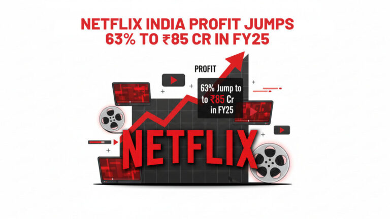 Netflix India Profit Jumps 63% to ₹85 Crore in FY25 | Local Content Drives Growth