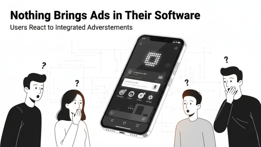 Nothing Introduces Ads in Its Software | Users React to New Update