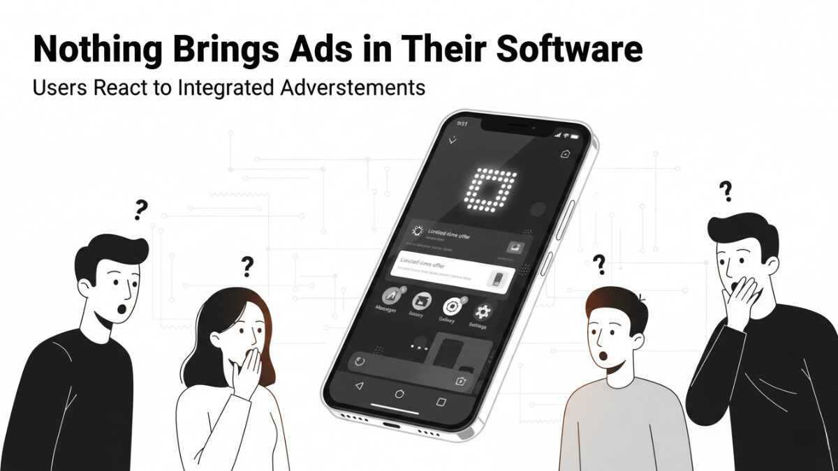 Nothing Introduces Ads in Its Software | Users React to New Update