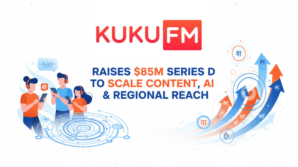 Kuku FM Raises $85 Million Series D to Scale AI, Regional Content & Creators