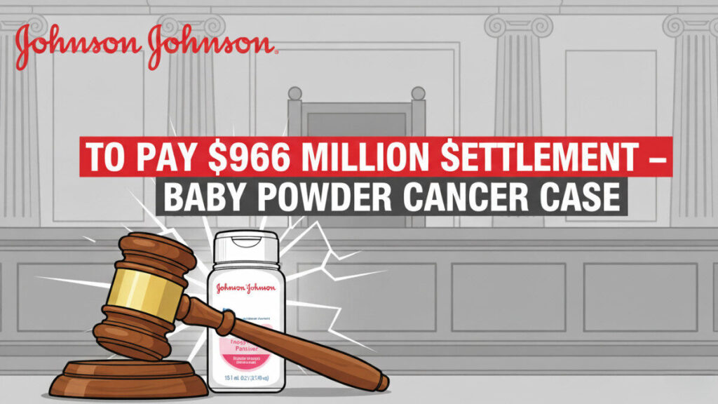 Johnson & Johnson to Pay $966 Million in Baby Powder Cancer Case Settlement