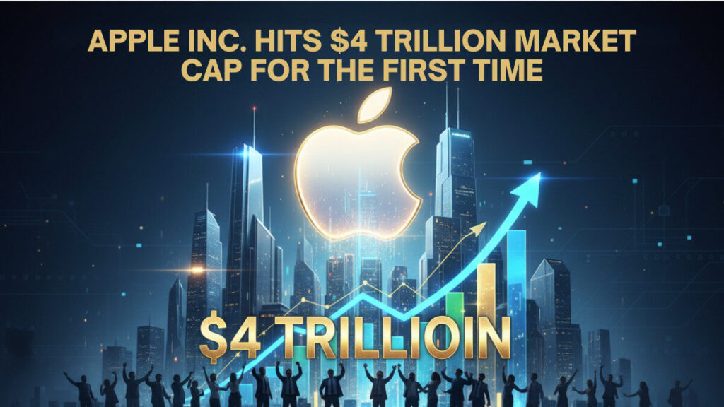 Apple Becomes First Company to Reach $4 Trillion Market Cap | Historic Milestone