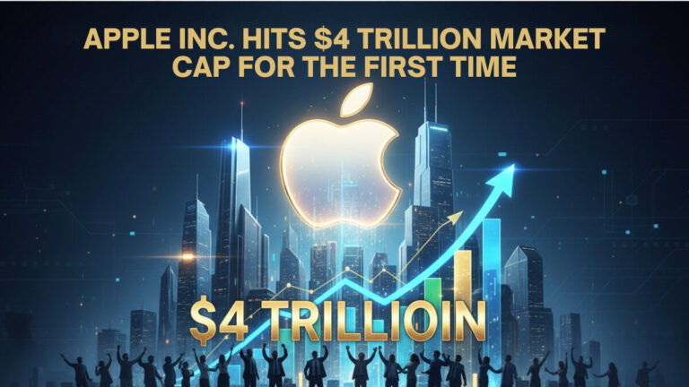 Apple Becomes First Company to Reach $4 Trillion Market Cap | Historic Milestone