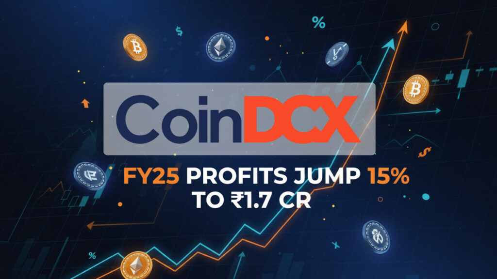 CoinDCX FY25 Profit Rises 15% to ₹1.7 Crore on Market Revival
