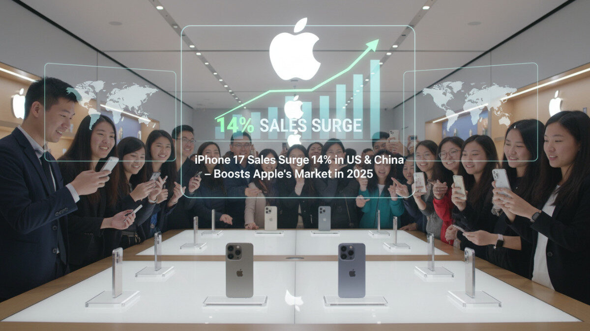 iPhone 17 Sales Surge 14% in US and China | Apple Market Growth 2025
